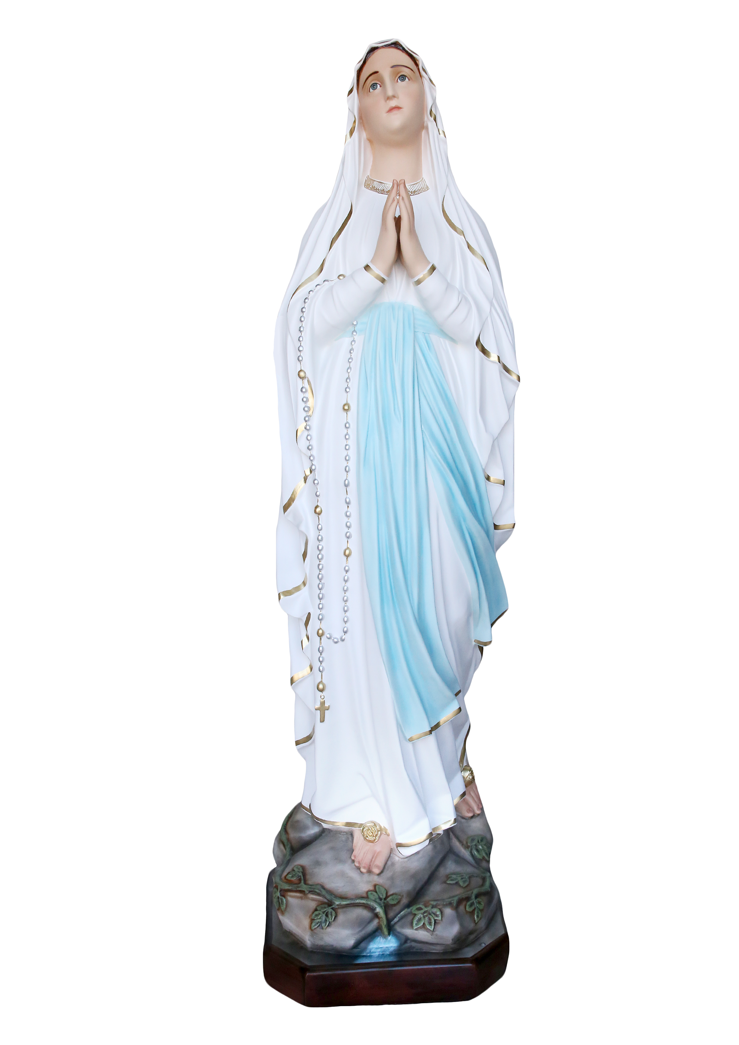 Our Lady of Lourdes in fiberglass | Maranathà - Liturgucal furnishings